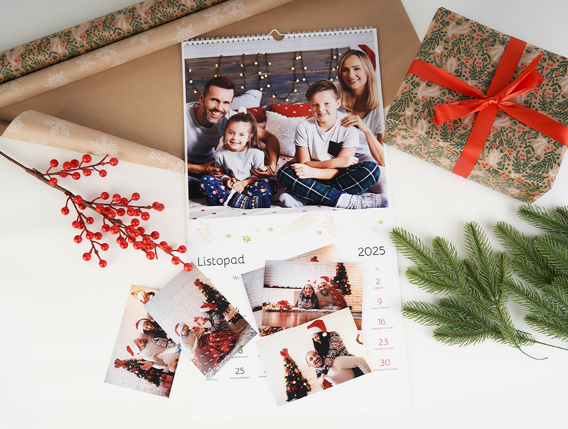 Fotokalendarz XL + 100 odbitek 10x15