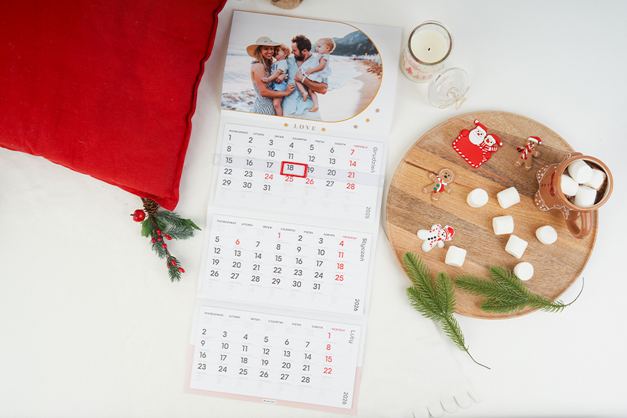 Fotokalendarz trójdzielny