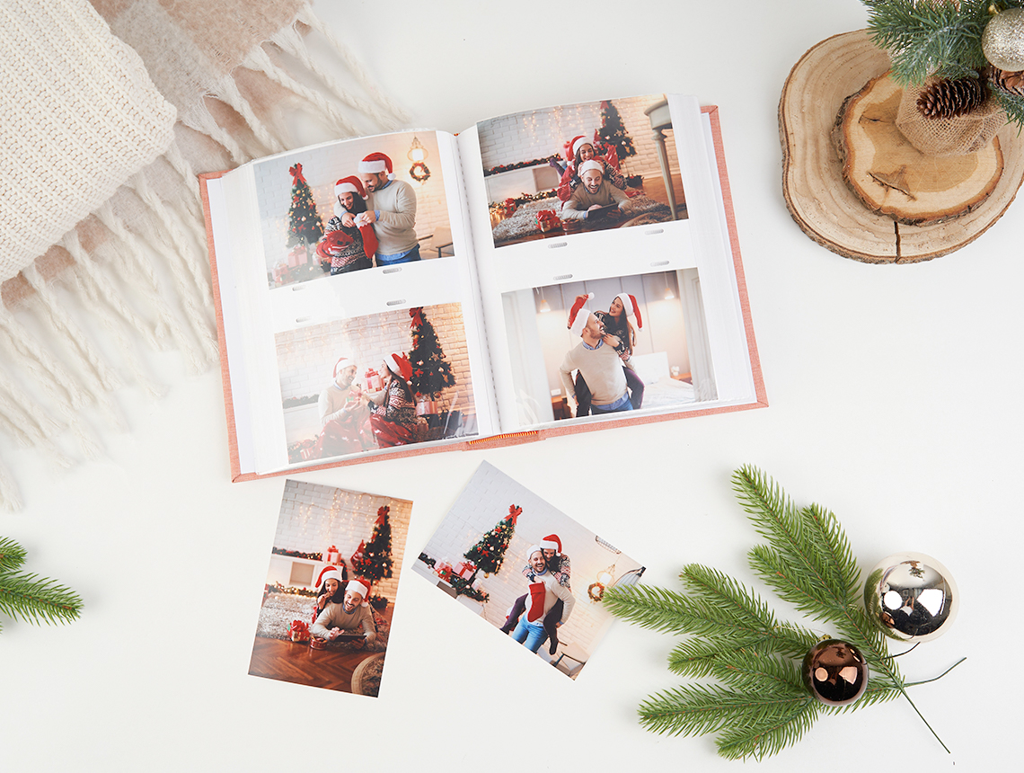 300 odbitek 10x15 + Album lniany