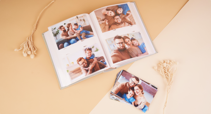 Odbitki w lnianym albumie