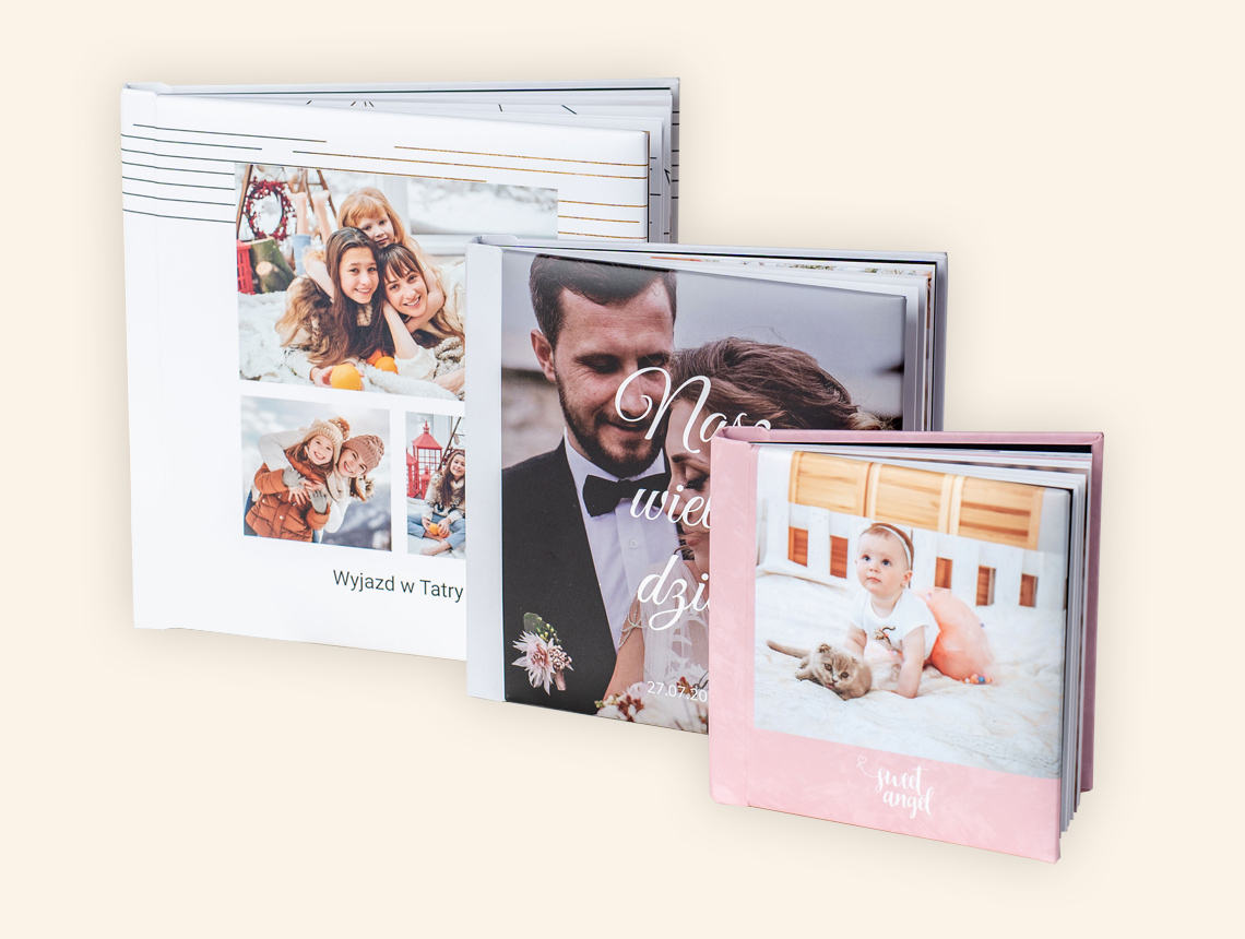 3x Fotoalbum premium