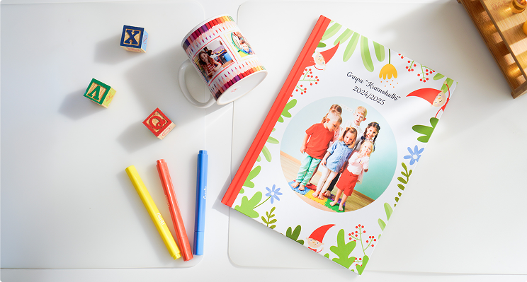 Zestaw fotoksiążka i fotokubek